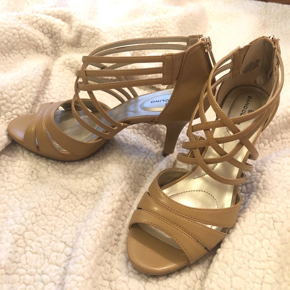 Worn 1x! Strappy high heels, Bandolino